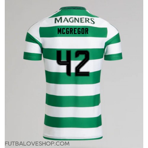 Dres Celtic Callum McGregor #42 Domáci 2024-25 Krátky Rukáv